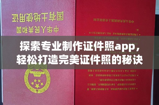 坡头探索专业制作证件照app，轻松打造完美证件照的秘诀