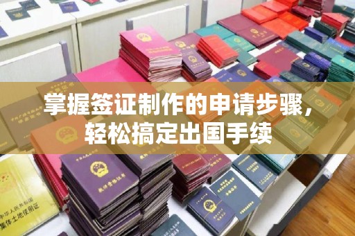 坡头掌握签证制作的申请步骤，轻松搞定出国手续