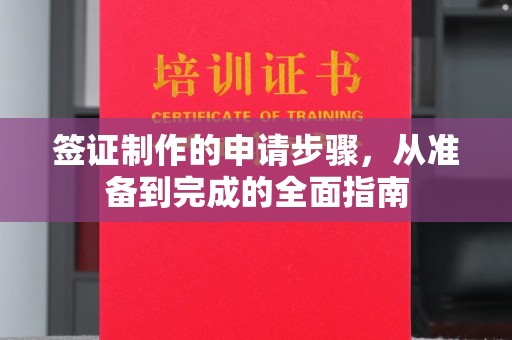 坡头签证制作的申请步骤，从准备到完成的全面指南