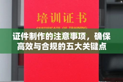 坡头证件制作的注意事项，确保高效与合规的五大关键点